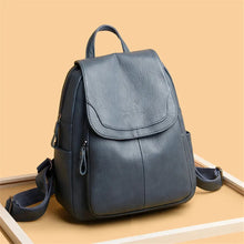 Load image into Gallery viewer, Women Large Capacity Backpack Purses High Quality Leather Female Vintage Bag
