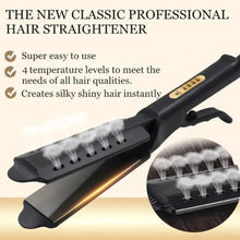 Load image into Gallery viewer, Hair Straightener Four-gear Temperature Adjustment Ceramic Tourmaline Ionic Flat Iron
