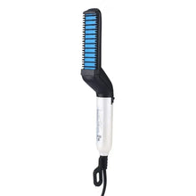 Load image into Gallery viewer, Multifunctional Hair Comb Brush Quick Beard Straightener Men&#39;s Hair Straightening Flat Iron
