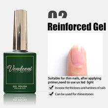 Load image into Gallery viewer, Nail Art Functional Gel Top Base Coat Tempering Matte Top Coat Reinforcing Gel Blossom Gel Foil Transfer Gel 15ml
