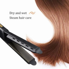 Load image into Gallery viewer, Hair Straightener Four-gear Temperature Adjustment Ceramic Tourmaline Ionic Flat Iron
