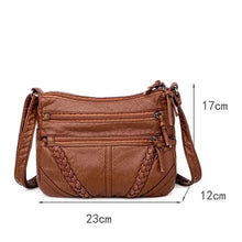 Load image into Gallery viewer, Top Selling Women Messenger Bags Matching-all Leather Feeling PU Shoulder Bags Fashion Gift for Girls &amp; Middle Aged Female
