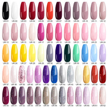 Load image into Gallery viewer, Gel Nail Polish Set 8/10Pcs Soak Off UV Gel Varnishes All For Manicures Need Cured Base Top Coat Acrylic UV Nail Kit
