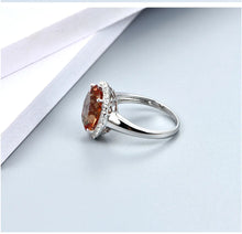 Load image into Gallery viewer, 925 Sterling Silver Design Fine Jewelry Created Zultanite Color Change Stone Ring for Women
