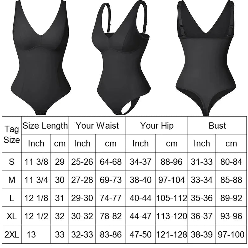 Women's Binders Shapers Body Shapewear Thong Sexy Bodysuit Slimming Underwear Waist Trainer Body Shaper - Shop & Buy