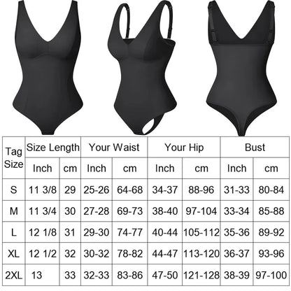 Women's Binders Shapers Body Shapewear Thong Sexy Bodysuit Slimming Underwear Waist Trainer Body Shaper - Shop & Buy