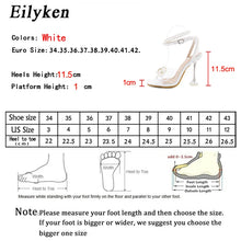 Load image into Gallery viewer, New Design Sexy White String Bead High Heels Women Sandals Summer Gladiator Party Dress Buckles Pumps Shoes
