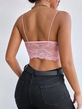 Load image into Gallery viewer, Lace Sexy Camis Ladies Strap Bow Hollow Out Backless Slim Corset Fashion Senior Strapless Nightclub Short Tops
