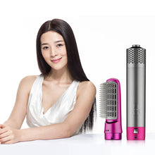 Load image into Gallery viewer, 7 In 1 Hair Dryer Hot Air Brush Styler and Volumizer Hair Straightener Curler Comb Negative Ion One Step Hair Dryer Brush
