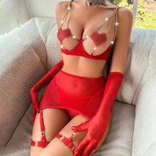 Load image into Gallery viewer, Sexy Lingerie Saint Valentin Back Night Outfit Women Love Underwear Without Censorship Fantasy Wedding Porn Erotic Set
