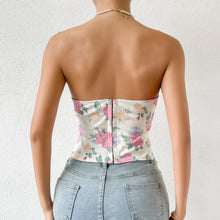 Load image into Gallery viewer, Shoulder Y2K Crop Tops,Printed Sleeveless Vest Woman,Sexy Backless Slim Strapless
