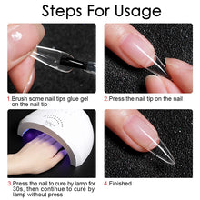 Load image into Gallery viewer, False Nail Glue Gel Polish 15ml Semi-permanent Fake Nails with Glue Gellac Manicure Tips Hybrid Varnish uv led Gels Lacquer
