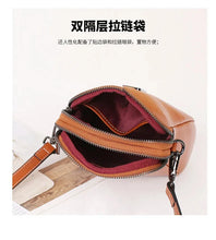 Load image into Gallery viewer, Summer Phone Bag Women&#39;s Oil Wax Cowhide Leather Crossbody Bag Fashionable and Casual Shoulder Bags
