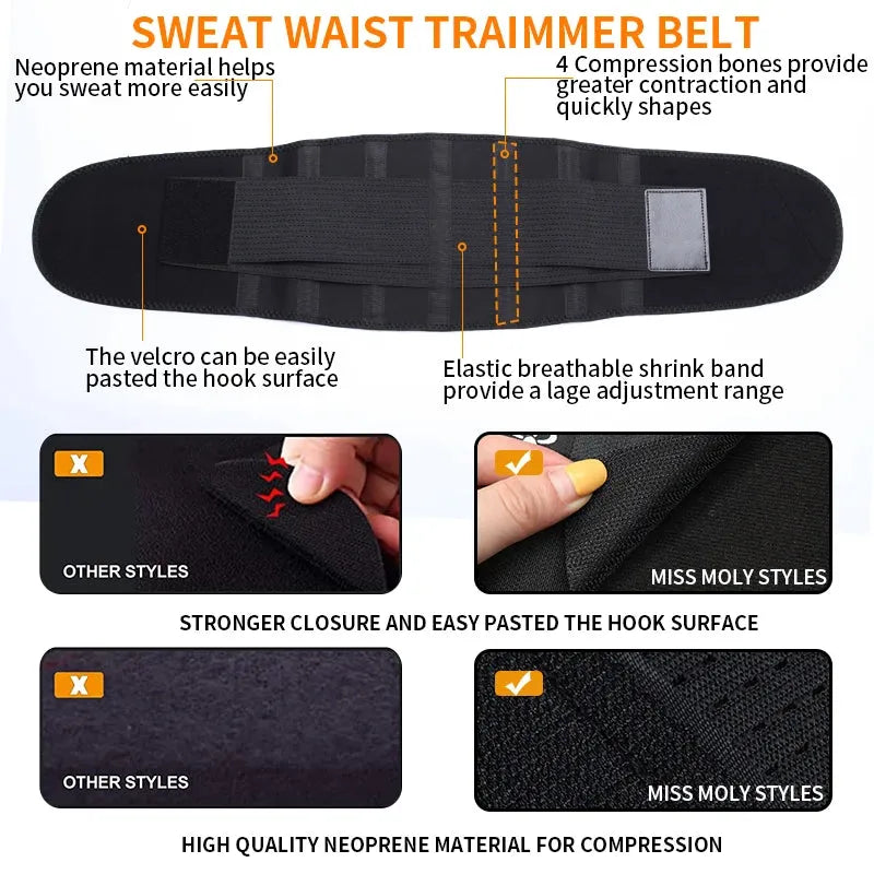 Women's Binders and Shapers Faja Body Shapewear Female Modeling Strap Waist Trainer Cincher Sauna Sweat Belt Sheath Corset Top - Shop & Buy