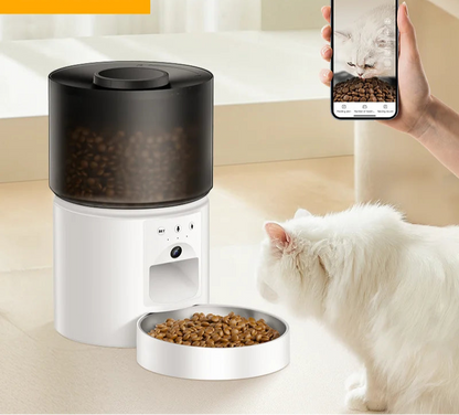 Automatic Dog Feeder With Camera Video Pet Food Dispenser Smart APP Remote Control Auto Feeder For Kitten Cat Accessories