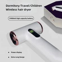 Load image into Gallery viewer, Hot Selling Wireless Hair Dryer 30000 Rpm High-Speed Dry Cold Warm Wind
