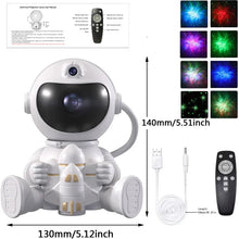 Load image into Gallery viewer, Rocket Astronaut LED Star Galaxies Projector Night Light Starry Sky Porjectors Lamp For Decoration
