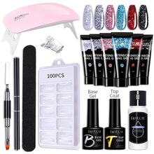 Load image into Gallery viewer, Nail Gel Set 6W LED Lamp Full Manicure Set Vernis Semi Permanent Quick Extension Nail Kit Gel Set For Nails Tool Kit
