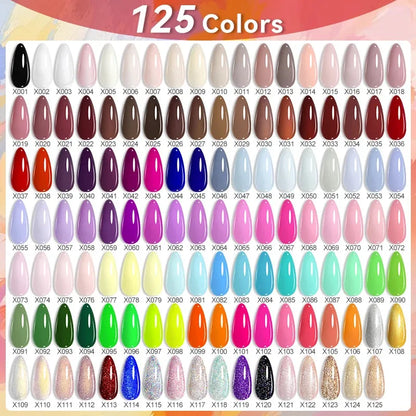 6PCs/Set Gel Nail Polish Set Kit Glitter Nail Gel Sequin Vernis Semi Permanent For Manicure Varnish UV LED Nail Art Gel - Shop & Buy