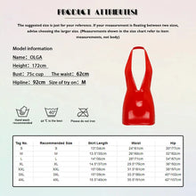 Load image into Gallery viewer, Womens A-Line Mini Pleated Bodycon Dresses Disco Rave Clubwear V Neck Patent Leather Skinny Mini Skirt Dress with Back Zipper
