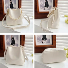 Load image into Gallery viewer, Women Leather Shoulder Bag Casual Women Handbags Crossbody Bag Bucket Bags
