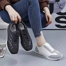 Load image into Gallery viewer, Women Casual Walking Shoes Summer Flat Lace Up Leather High Quality Sneakers
