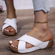 Load image into Gallery viewer, Summer Women Sandals Shoes Beach Walking Shoes Slides Shoes Woman Wedge Sandals
