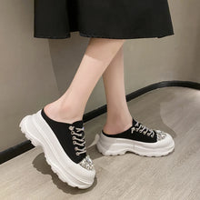 Load image into Gallery viewer, Women Shiny Rhinestones Shoes Four Seasons Casual Sneakers Women Stylish Sport Shoes
