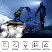 Load image into Gallery viewer, Portable 5LED Headlight Torch, Portable Working Light, Fishing Camping Head Light For Travel, Camping
