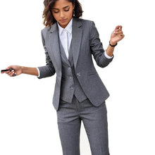 Load image into Gallery viewer, Women Quality Suit Set Office Ladies Work Wear Women OL Pant Suits
