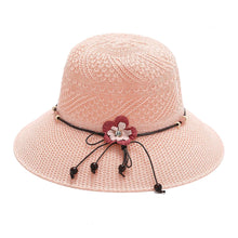 Load image into Gallery viewer, New Summer Sunscreen Hat Bowknot Straw Hat for Women Fashion Wide Brim Sunhat Beach Cap
