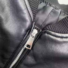 Load image into Gallery viewer, Autumn new women&#39;s fashion versatile stand-up collar zipper pocket casual short imitation leather jacket
