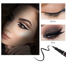 Load image into Gallery viewer, Waterproof Eyeliner Pencil 36H Long-Lasting Liquid Eye Liner Pen Black Liquid Eyeliner
