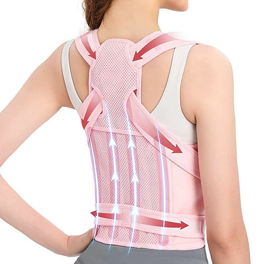 Back Brace Posture Corrector for Women: Shoulder Straightener Adjustable Full Back Support Upper and Lower Back Pain Relief