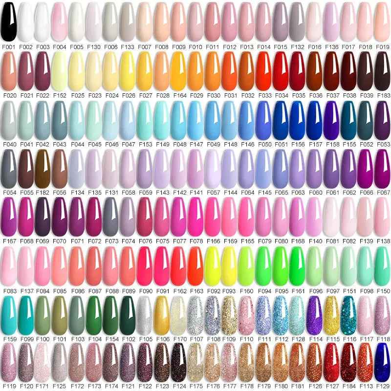 6Pcs/Set Macaron Color Gel Nail Polish Set Kit Spring 6 Colors UV LED Nail Art Gel Vernis Semi Permanent Base Top Coat - Shop & Buy