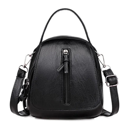 Women's Messenger Bag European  Fashion Trends New Mobile Phone Bag Soft Leather Texture Multi-compartment Shoulder Bag - Shop & Buy