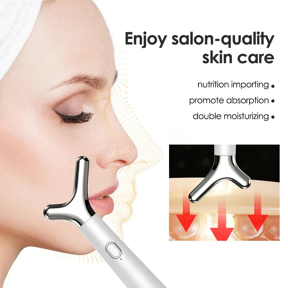 Y-shaped Facial Lifting Device Anti Aging Face Slimming Massager High-frequency Vibration Neck Beauty Lift Double Chin Remover - Shop & Buy