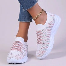 Load image into Gallery viewer, Lightweight Slip On Platform Sneakers Women Fashion Colorful Knitted Sock Shoes Woman Casual Running Walking Shoes
