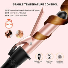 Load image into Gallery viewer, Professional Curling Iron Set 5 in 1 Hair Waver Curling Iron Interchangeable Triple Barrel and Electric Brushes for Hair Tools
