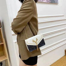 Load image into Gallery viewer, Trendy Shoulder Bags Small Square Messenger Bag Women  Female Handbag Phone Purse Pu Leather Crossbody Flap Bag
