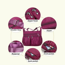 Load image into Gallery viewer, Casual Women Shoulder Messenger Bag Oxford Waterproof Zipper Handbags Package Female Large Capacity Travel Crossbody Bag
