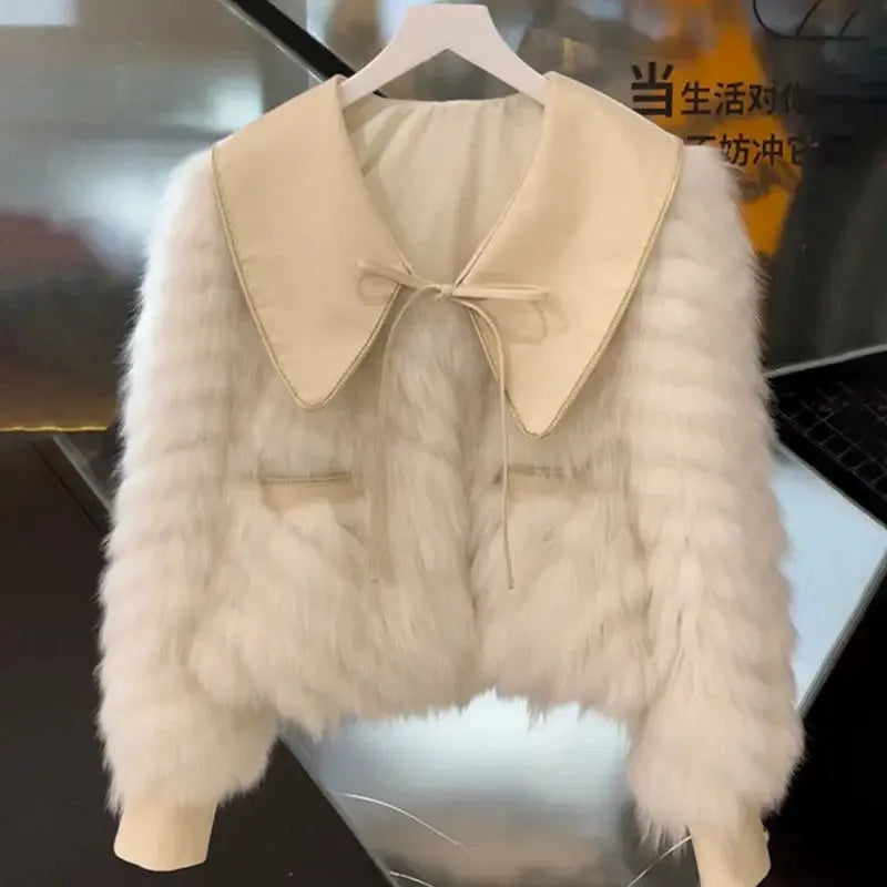 Women's Fur Coat Autumn Winter New Fur Top Jacket Lady Clothing - Shop & Buy