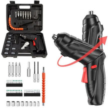 Load image into Gallery viewer, Cordless Electric Screwdriver Rechargeable Lithium Battery Mini Drill 3.6V Power Tools Set Household Maintenance Repair
