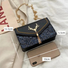 Load image into Gallery viewer, Trendy Shoulder Bags Small Square Messenger Bag Women  Female Handbag Phone Purse Pu Leather Crossbody Flap Bag
