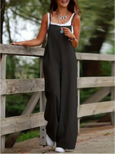 Load image into Gallery viewer, Loose Jumpsuit Women&#39;s Casual Solid Color Vest Overalls Summer Trend Jumpsuit
