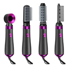 Load image into Gallery viewer, 5 In 1 Hair Dryer Hot Air Brush Styler and Volumizer Hair Straightener Curler Comb Negative Ion One Step Brush
