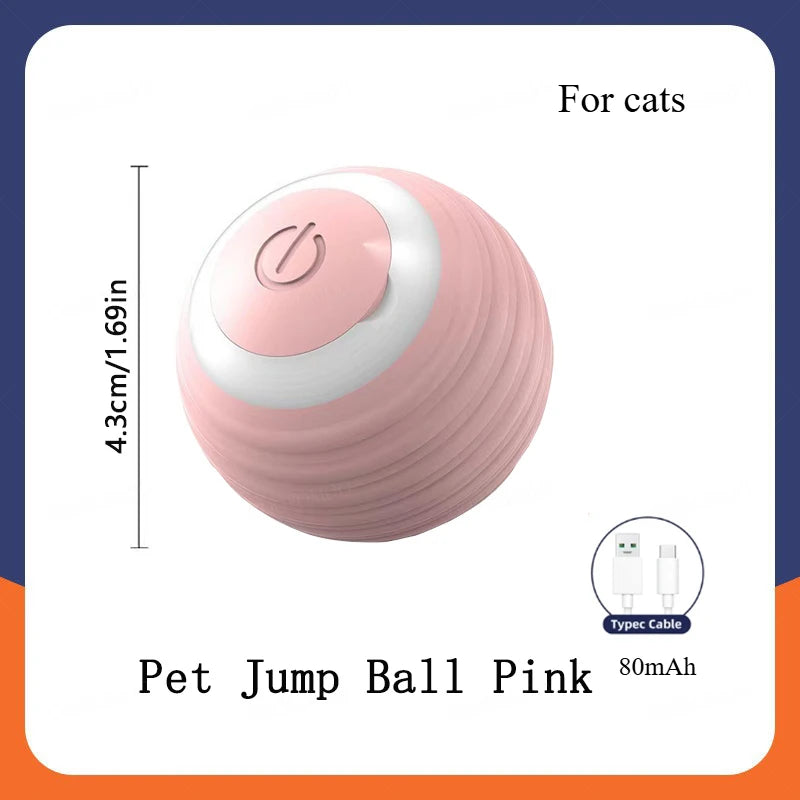 Automatic Moving Bounce Rolling Ball Dog Toy USB Smarts Puppy Interactive Dog Chew Toy Ball Dogs Accessories Pet Toys Home Cats