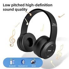 Load image into Gallery viewer, Stereo P47 Headset 5.0 Bluetooth Headset Folding Series Wireless Sports Game Headset
