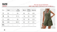 Load image into Gallery viewer, 2 PCS Set Women Elegant Solid Waistcoat Pant Sets Single Breasted V Neck
