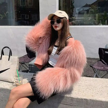 Load image into Gallery viewer, Lady Clothing Fur Coat Women Autumn Winter New Short Jacket
